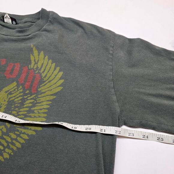 VTG Volcom Stone Double Sided Eagle Long Sleeve Shirt Men XL Y2K Skate Grunge - Picture 8 of 9